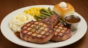 Grilled Pork Chops (Single)