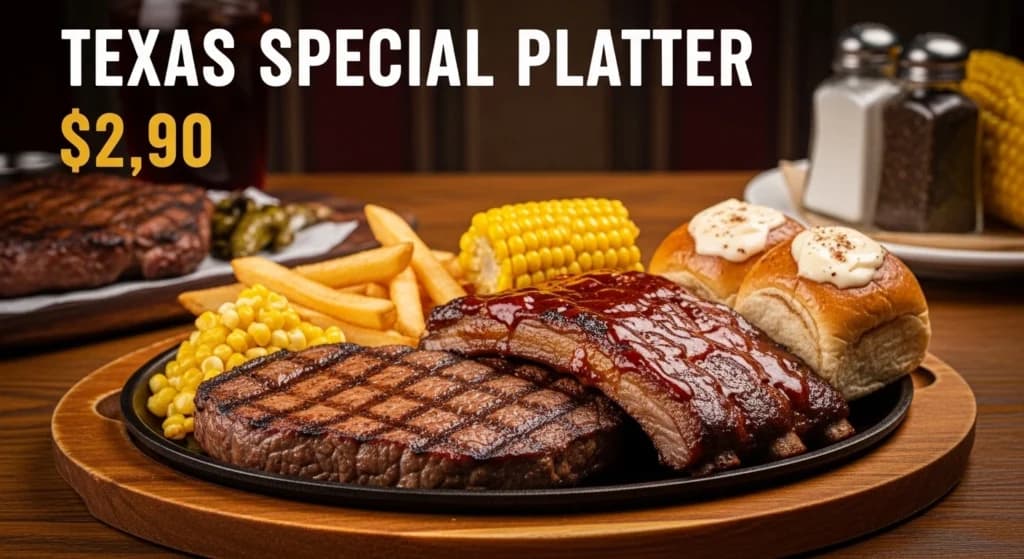 Pulled Pork Dinner – Texas Roadhouse Early Dine Special $9.99