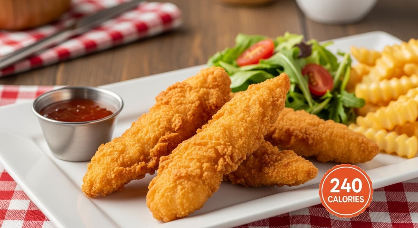 Texas Roadhouse Kids Chicken Tenders - hand-battered chicken tenders crispy outside tender inside