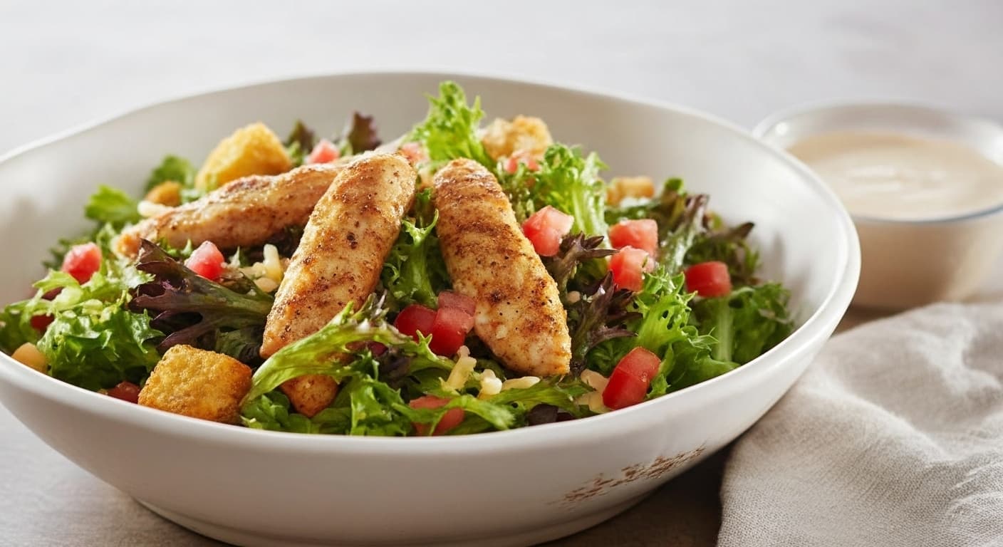 Texas Roadhouse salads with pictures showing fresh ingredients