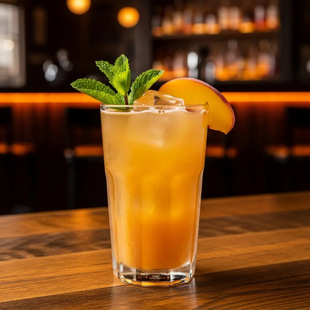 Texas Peach Fuzz Cocktail