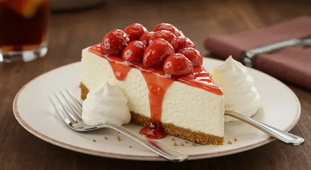 Texas Roadhouse Strawberry Cheesecake
