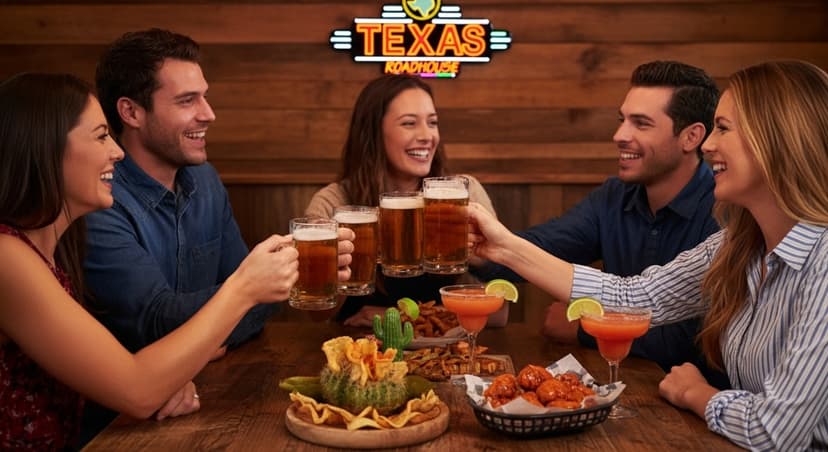 Texas Roadhouse Happy Hour 2026 (3-5PM) – $3 Drinks + Discounts
