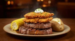 Chicken Critters & Sirloin 6oz - Texas Roadhouse Menu Item - $20.99