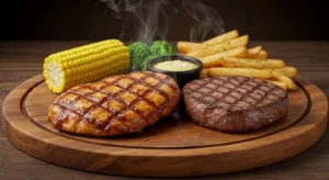 Grilled BBQ Chicken & Sirloin - Texas Roadhouse Menu Item - $21.99