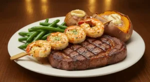Ribeye & Grilled Shrimp - Texas Roadhouse Menu Item - $29.99